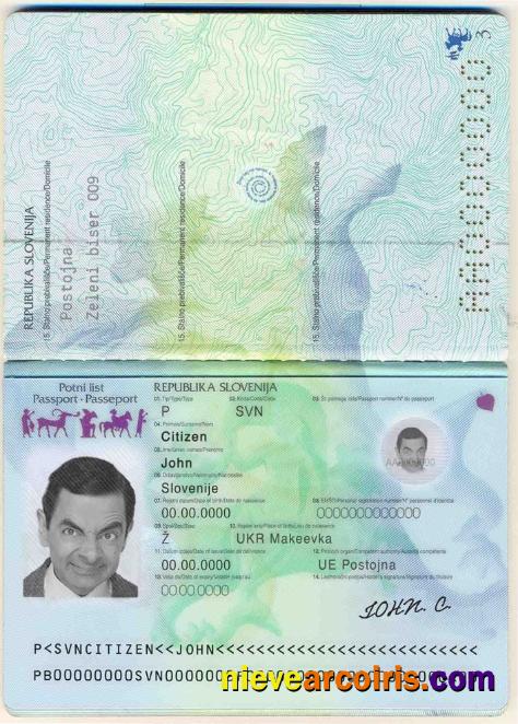 Slovenia passport